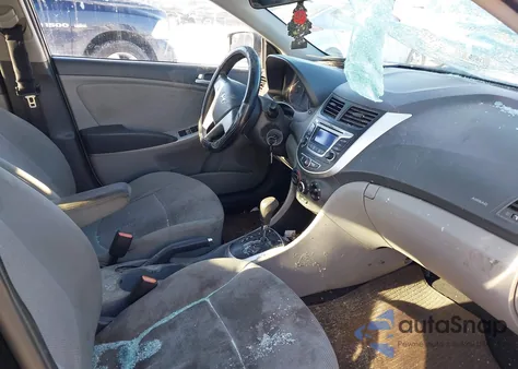 2014 Hyundai Accent Gls from USA, damaged, VIN KMHCT4AE2EU587769